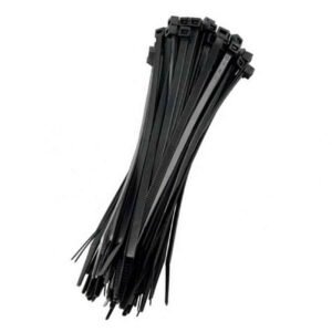 Precinto Plastico Nylon 3,6mmx15cm Color Negro x 100 unidades