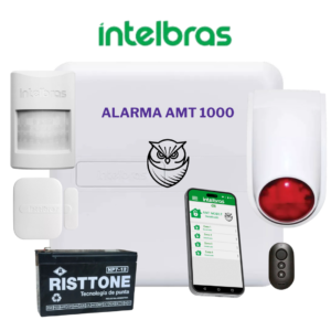 Kit Alarma Intelbras Amt1000 Lan Inalambrica Monitoreo App 604